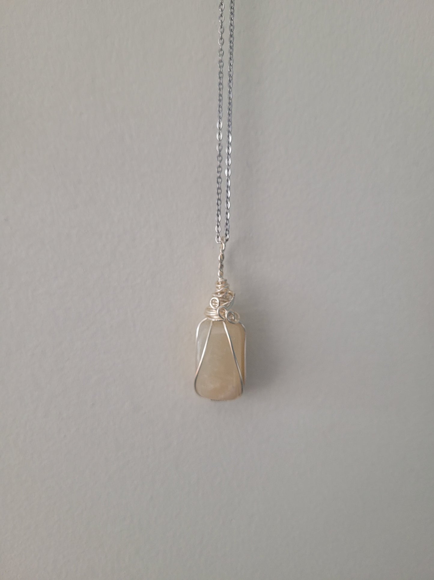 Moonstone necklace