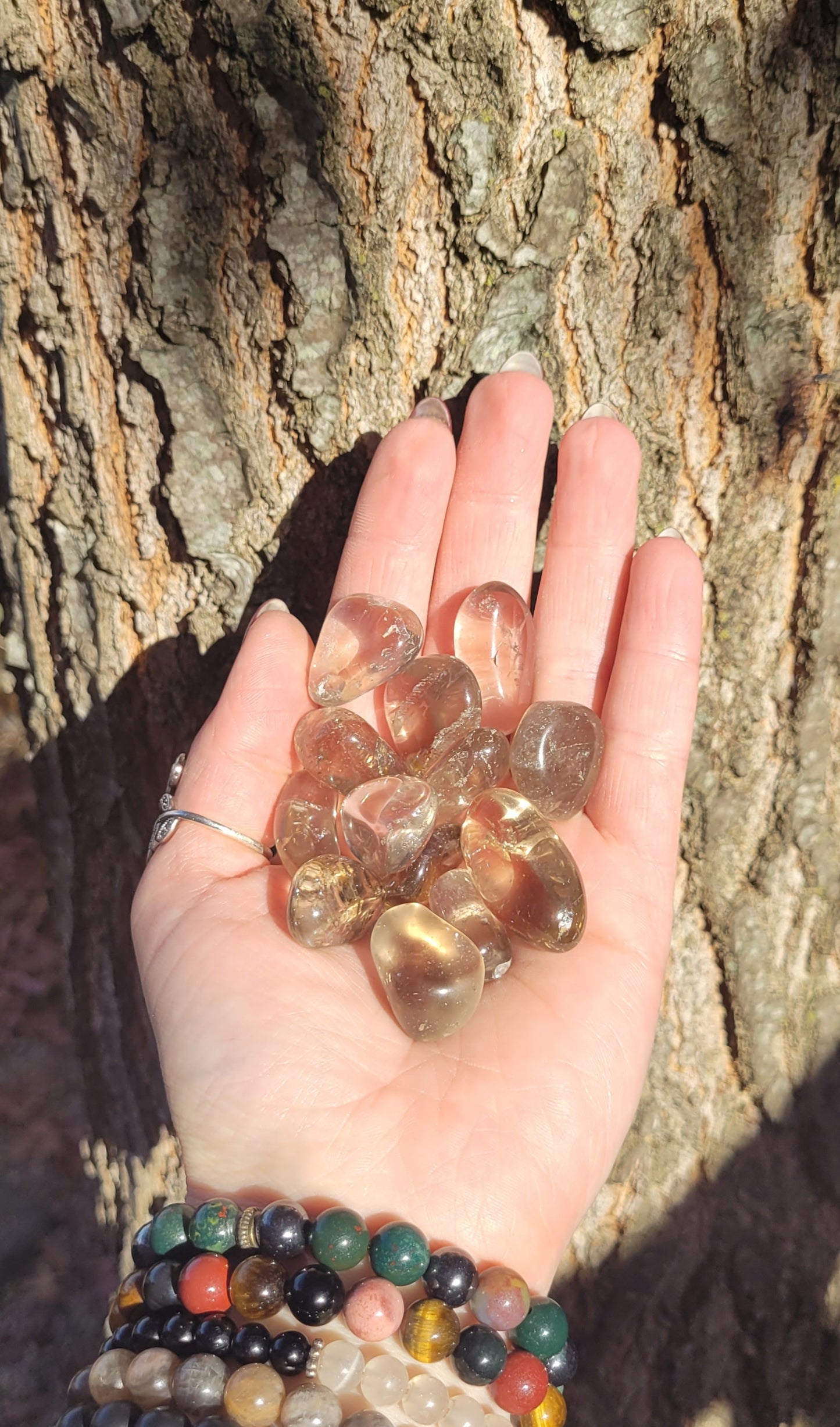 Smoky Quartz Tumble stone