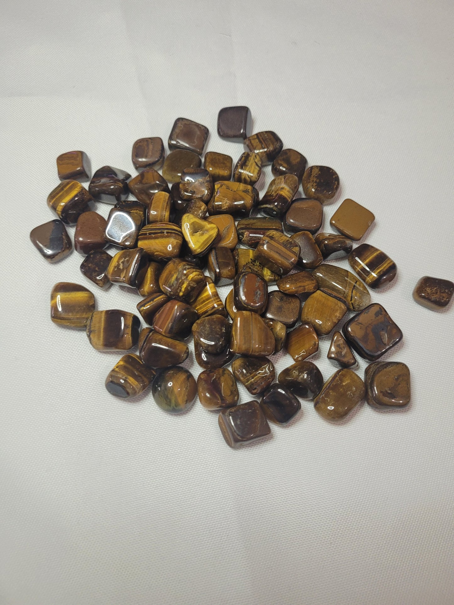 Tigers Eye tumble stones